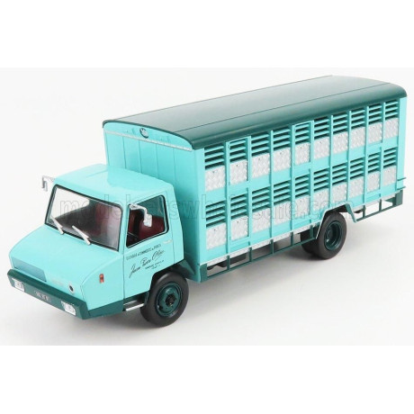 EDICOLA BERLIET STRADAIR 10 COCHONNIERE 1965 - LIGHT GREEN 1/43