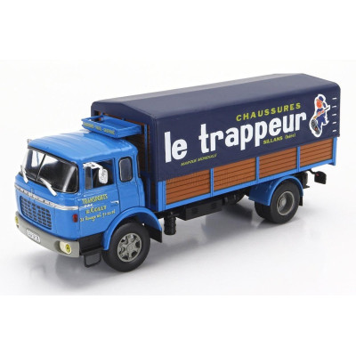 EDICOLA BERLIET GRK10 TRUCK TELONATO LE TRAPPEUR 2-ASSI 1962 - 2 TONE BLUE 1/43