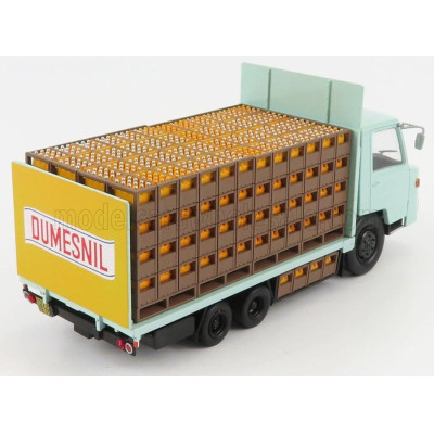 EDICOLA BERLIET TEKEL TRUCK TRANSPORTS DUMESNIL 3-ASSI 1966 - LIGHT BLUE 1/43