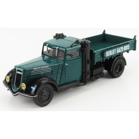 EDICOLA BERLIET VDANG TRUCK PICK-UP 1938 - GREEN BLACK 1/43