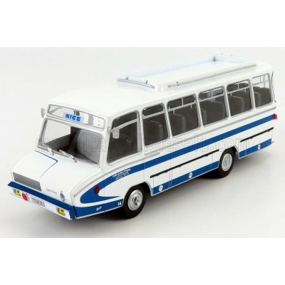 EDICOLA BERLIET STRADAIR TRUCK AUTOBUS 1965 - WHITE BLUE 1/43
