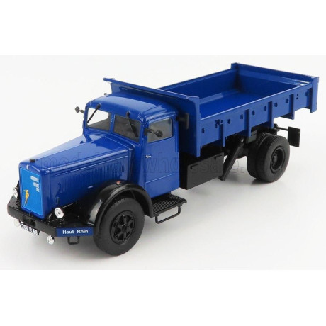 EDICOLA BERLIET GDM10W CASSONE RIBALTABILE 1949 - MOVIMENTO TERRA - BLUE 1/43