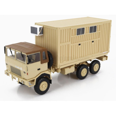 EDICOLA BERLIET GBD TRUCK 6x6 MILITARY POSTAZIONE MOBILE 1959 - MILITARY SAND 1/43