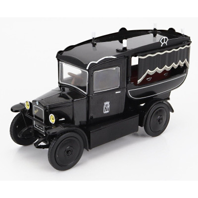 EDICOLA BERLIET VTB TRUCK FOURGON MORTUAIRE ELECTRIQUE 2-ASSI 1924 - CARRO FUNEBRE - HEARSE - FUNERAL CAR - BLACK 1/43