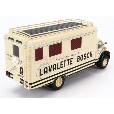 EDICOLA BERLIET GLC6 VERSION II TRUCK OPERATION GAS OIL LAVALETTE BOSH 2-ASSI 1969 - CREAM 1/43