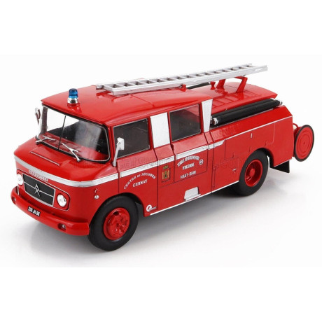 EDICOLA CITROEN 46 CDC TANKER TRUCK 1968 - FIRE ENGINE - VIGILI DEL FUOCO - FEUERWEHR - RED 1/43
