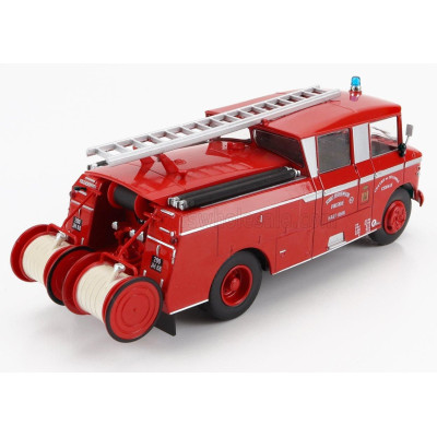 EDICOLA CITROEN 46 CDC TANKER TRUCK 1968 - FIRE ENGINE - VIGILI DEL FUOCO - FEUERWEHR - RED 1/43