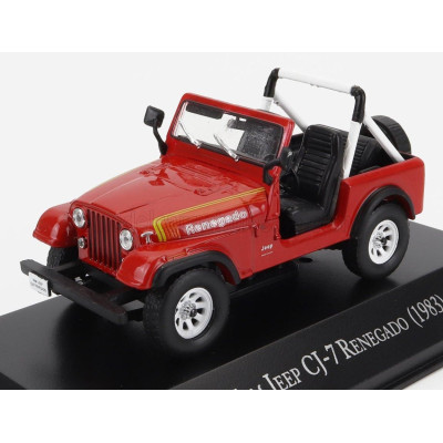 EDICOLA JEEP CJ-7 RENEGADO OPEN 1983 - RED 1/43