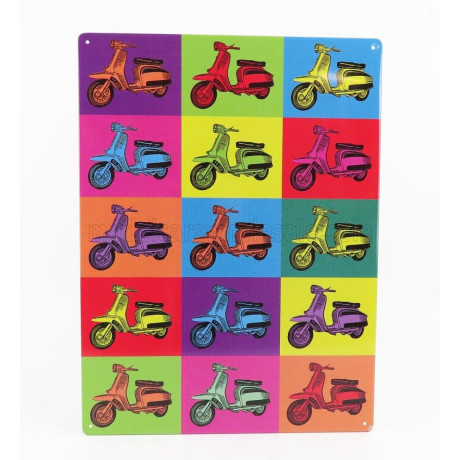 EDICOLA ACCESSORIES METAL PLATE - LAMBRETTA POPART - VARIOUS 1/1
