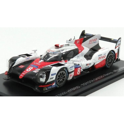 EDICOLA TOYOTA TS050 HIBRID 2.4L TURBO V6 TEAM GAZOO RACING N 8 24h LE MANS 2017 S.BUEMI - K.NAKAJIMA - A.DAVIDSON - WHITE RED B