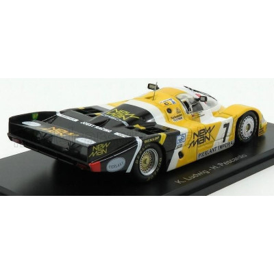 EDICOLA PORSCHE 956L TURBO TEAM NEWMAN JOEST RACING N 7 WINNER 24h LE MANS 1984 K.LUDWIG - H.PESCAROLO - S.JOHANSSON - YELLOW BL