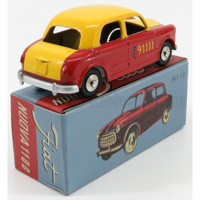 EDICOLA FIAT NUOVA 1100 TAXI BERNA FARO CENTRALE 1956 - RED YELLOW 1/48