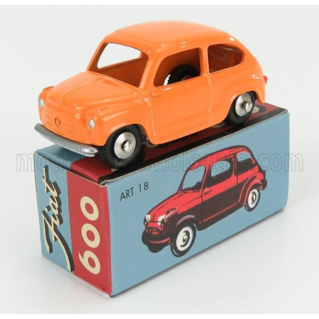 EDICOLA FIAT 600 BERLINA 1955 - ORANGE 1/48