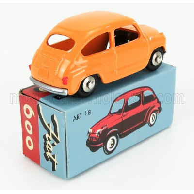 EDICOLA FIAT 600 BERLINA 1955 - ORANGE 1/48