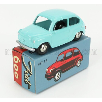 EDICOLA FIAT 600 BERLINA 1955 - LIGHT BLUE 1/48