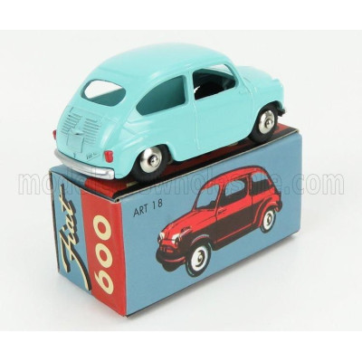 EDICOLA FIAT 600 BERLINA 1955 - LIGHT BLUE 1/48