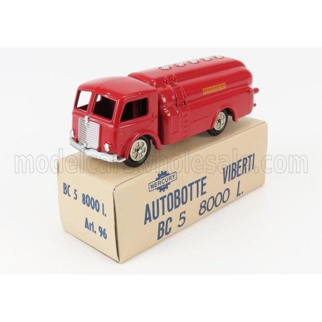 EDICOLA VIBERTI AUTOBOTTE BC5 8000L PETROLCALTEX TANKER TRUCK 1940 - RED 1/48