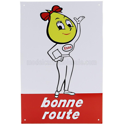 EDICOLA ACCESSORIES METAL PLATE - ESSO BONNE ROUTE - VARIOUS 1/1