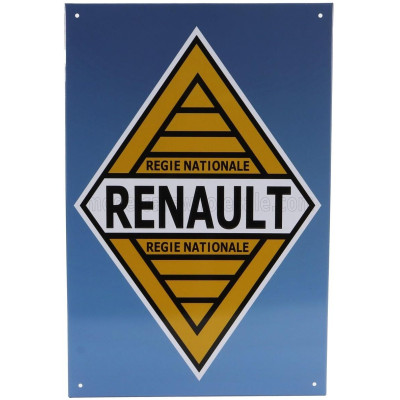 EDICOLA ACCESSORIES METAL PLATE - RENAULT LOGO - VARIOUS 1/1