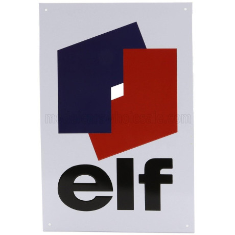 EDICOLA ACCESSORIES METAL PLATE - ELF LOGO - VARIOUS 1/1