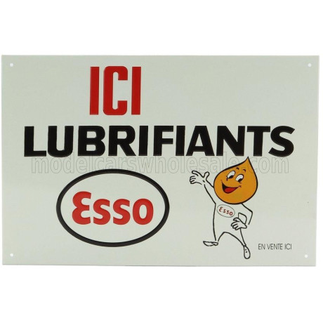 EDICOLA ACCESSORIES METAL PLATE - ESSO ICI LUBRIFIANTS - VARIOUS 1/1