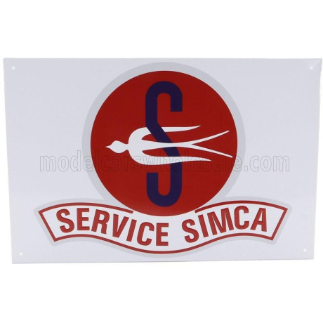 EDICOLA ACCESSORIES METAL PLATE - SERVICE SIMCA - VARIOUS 1/1