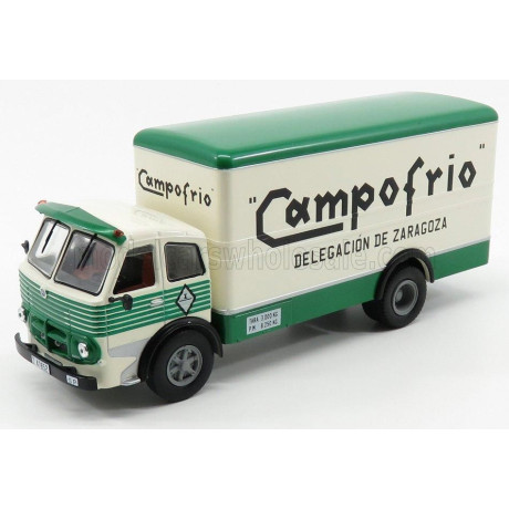 EDICOLA PEGASO 1060L TRUCK CASSONATO CAMPOFRIO DELEGACION DE SARAGOZA 1966 - WHITE GREEN 1/43