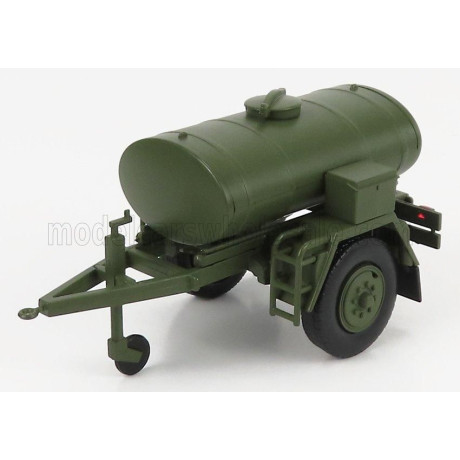 EDICOLA TRAILER RIMORCHIO TANKER 2000 LITRE - MILITARY GREEN 1/43