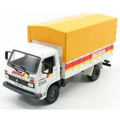 EDICOLA PEGASO EKYS 1210 TRUCK TELONATO IBERIA 1986 - WHITE YELLOW 1/43