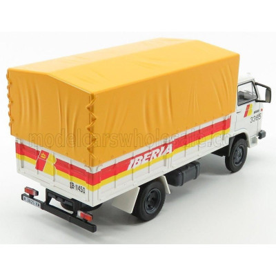 EDICOLA PEGASO EKYS 1210 TRUCK TELONATO IBERIA 1986 - WHITE YELLOW 1/43