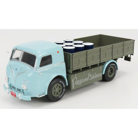 EDICOLA PEGASO Z-1601 TRUCK ELECTRICO 1952 - LIGHT BLUE GREY 1/43