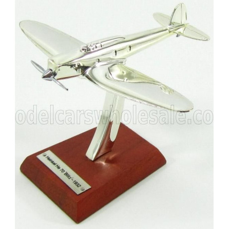EDICOLA HEINKEL HE70 BLITZ AIRPLANE 1932 - 6cm X 7cm - CHROME 1/200