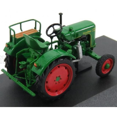 EDICOLA FENDT DIESELROSS F15 H6 TRACTOR 1956 - CON VETRINA - WITH SHOWCASE - GREEN RED 1/43