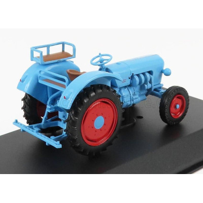 EDICOLA EICHER KONIGSTIGER EM300 TRACTOR 1960 - CON VETRINA - WITH SHOWCASE - LIGHT BLUE 1/43