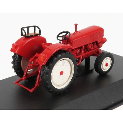 EDICOLA FAHR D177 TRACTOR 1958 - CON VETRINA - WITH SHOWCASE - ORANGE 1/43
