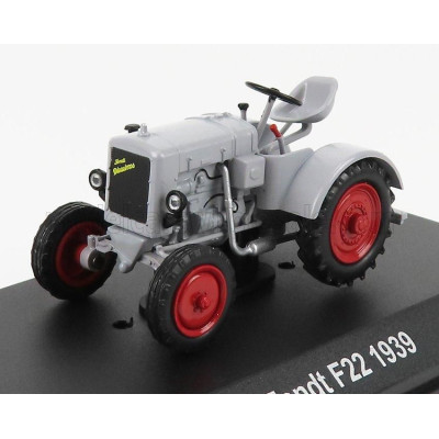 EDICOLA FENDT F22 TRACTOR 1939 - CON VETRINA - WITH SHOWCASE - SILVER 1/43