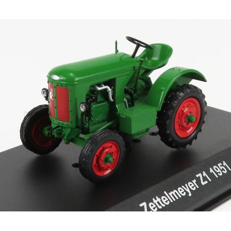 EDICOLA ZETTELMEYER Z1 TRACTOR GERMANY 1951 - CON VETRINA - WITH SHOWCASE - GREEN 1/43