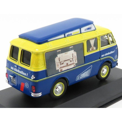 EDICOLA ALFA ROMEO ROMEO FURGONE VAN - LA CIMBALI 1955 - BLUE YELLOW 1/43
