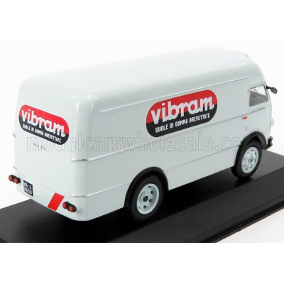 EDICOLA OM FIAT LEONCINO VAN FURGONE VIBRAM 1954 - LIGHT GREY 1/43