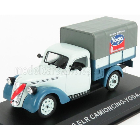 EDICOLA FIAT 1100 ELR PICK-UP TELONATO CAMIONCINO YOGA 1951 - 2 TONE BLUE 1/43