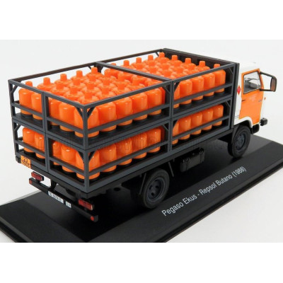 EDICOLA PEGASO EKUS TRUCK REPSOL GAS BUTANO 1988 - WHITE YELLOW GREEN 1/43