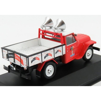 EDICOLA RASTROJERO DINFIA DIESEL AMARGO OBRERO PICK-UP 1955 - RED WHITE 1/43