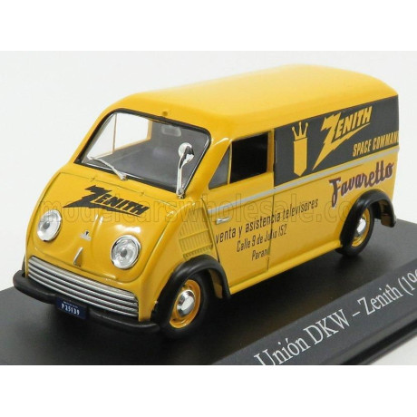EDICOLA AUTO UNION DKW VAN ZENITH 1962 - YELLOW BLACK 1/43