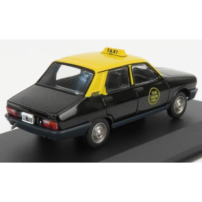 EDICOLA RENAULT R12 TL TAXI GCBA 1994 - BLACK YELLOW 1/43