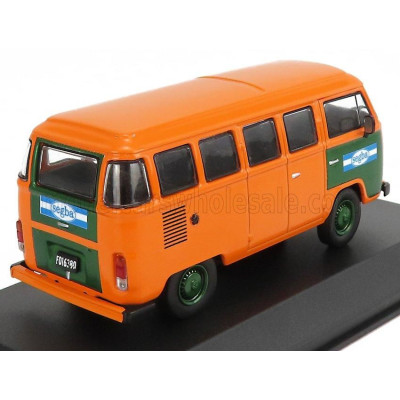 EDICOLA VOLKSWAGEN T1 MINIBUS KOMBI S.E.G.B.A 1983 - ORANGE 1/43
