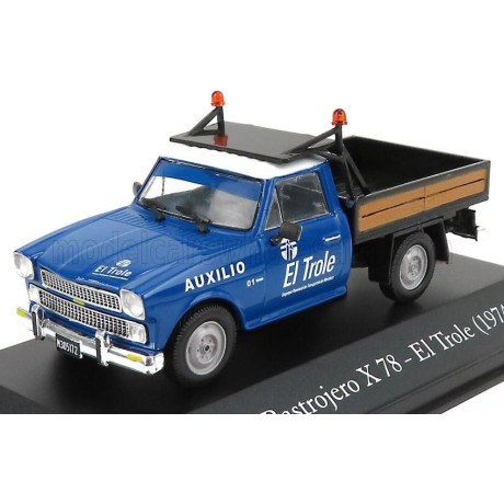 EDICOLA IME RASTROJERO X78 PICK-UP OPEN EL TROLE 1974 - BLUE BLACK 1/43