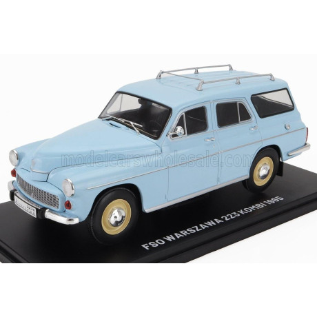 EDICOLA WARSZAWA 223 FSO KOMBI SW STATION WAGON 1965 - LIGHT BLUE 1/24