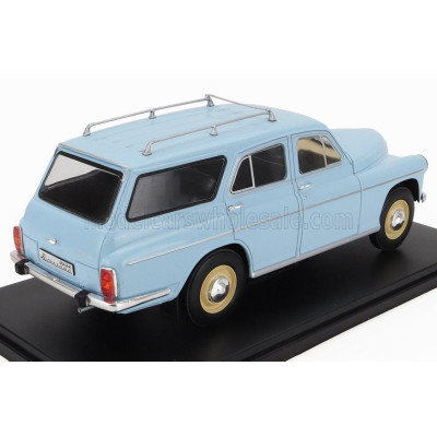 EDICOLA WARSZAWA 223 FSO KOMBI SW STATION WAGON 1965 - LIGHT BLUE 1/24