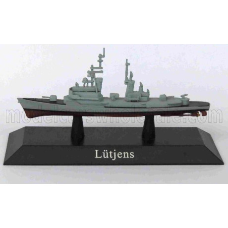 EDICOLA WARSHIP LUTJENS GUIDED MISSILE DESTROYER GERMANY 1966 - MILITARY 1/1250