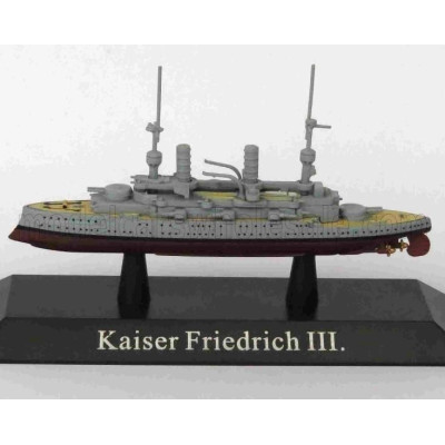 EDICOLA WARSHIP KAISER FRIEDRICH III LINER WARSHIP GERMANY 1896 - MILITARY 1/1250